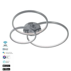 Plafón Aarón RGB+APP Níquel