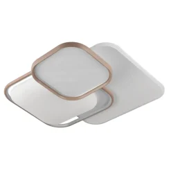 Plafón de techo Curtiss Cuadrado LED 105w 3CCT 53X53CM