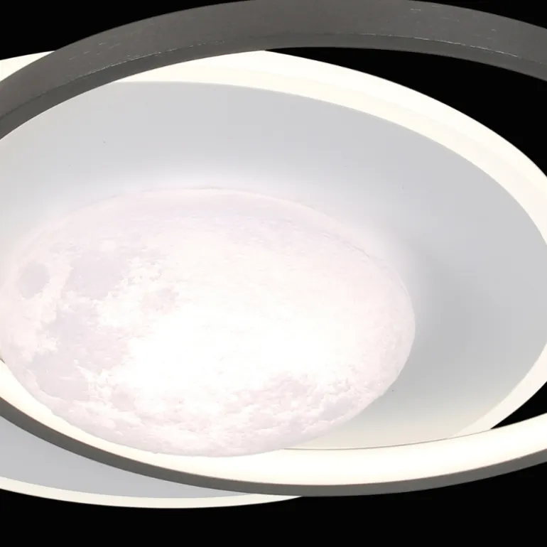 Plafón de techo Moon LED integrado 40W 4000K 2800lm acabado blanco estilo moderno