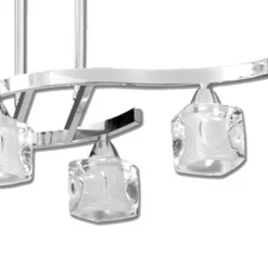 Plafón Hielo 4l Cromo
