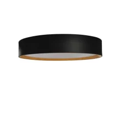 Plafón Lea Negro / Madera 80cm