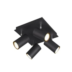 Plafón Marley 4L Negro