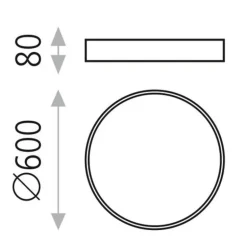 Plafón Minsk Blanco 42w 4000k
