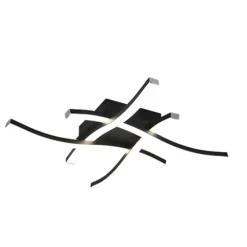 Plafón Route negro 4000k