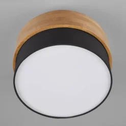Plafón Seasons Negro/ Madera PQ