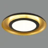 Plafón Shiitake Negro/Oro 60w