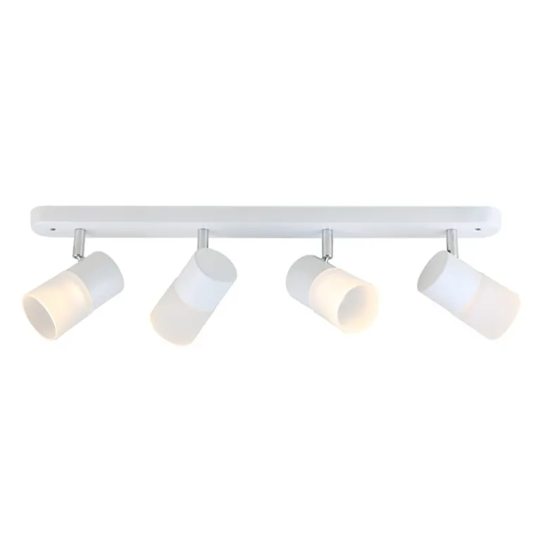 Regleta de 4 focos LED, Carril con focos Neptuno