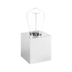 Sobremesa Cubik cromo cepillado