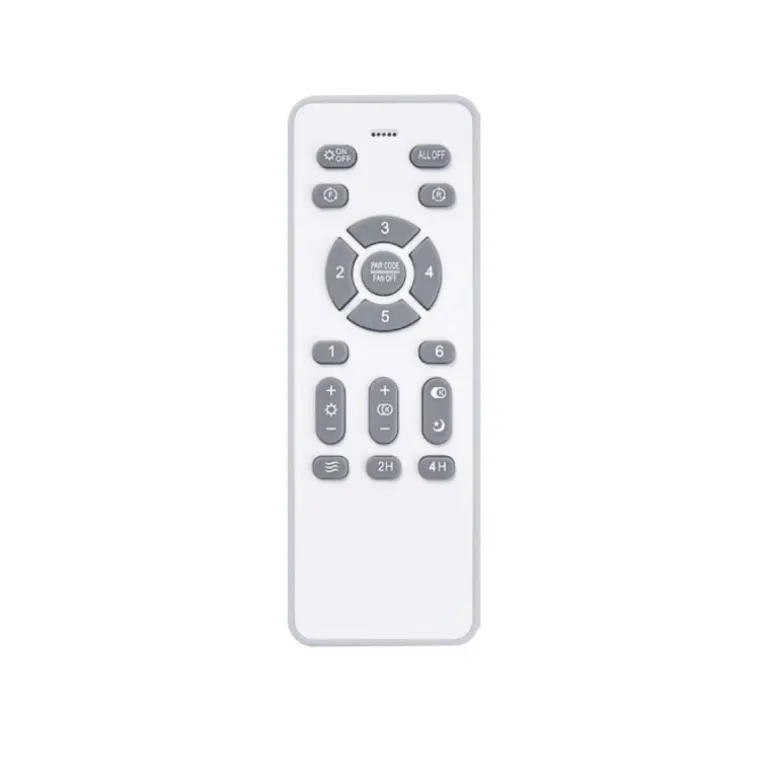Ventilador de techo Aneto blanco LED 45w 3CCT acabado blanco estilo moderno aspas plegables motor DC 106cm Ø