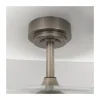 Ventilador de techo Aneto níquel LED 72w 3CCT acabado níquel estilo moderno aspas plegables motor DC 106cm Ø