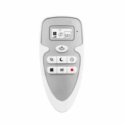 Ventilador de techo Bell blanco LED 55w 3CCT acabado blanco estilo moderno aspas plegables motor DC 91cm Ø