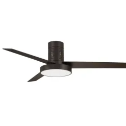Ventilador de techo Boston café LED 36w 3CCT acabado café estilo moderno motor DC 132cm Ø
