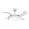 Ventilador de techo Camel LED 36w 3CCT acabado blanco estilo moderno aspas plegables motor DC 92cm Ø