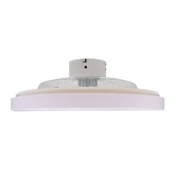 Ventilador de techo Kitale LED 45w 3CCT acabado blanco estilo moderno plafón ventilador motor DC 59cm Ø