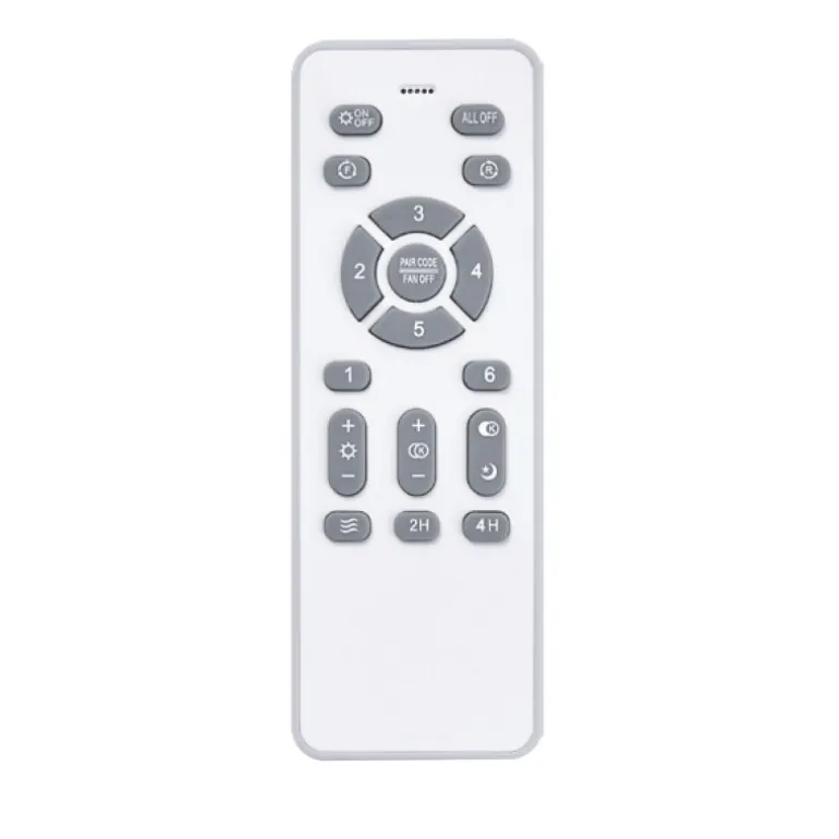 Ventilador de techo Martina blanco LED integrado 46w 3CCT acabado blanco estilo moderno aspas plegables motor DC 92cm Ø