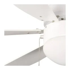 Ventilador de techo Tabit blanco 1xE27 acabado blanco aspas acabado blanco estilo moderno motor AC 84cm Ø