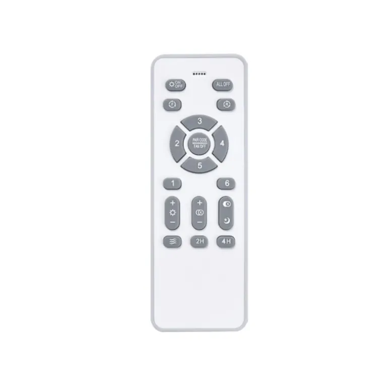 Ventilador de techo Venus Mini blanco/cerezo LED 46w 3CCT acabado blanco/cerezo estilo moderno aspas plegables motor DC 92cm Ø